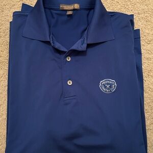 Medinah Country Club Peter Millar Navy Polo Shirt